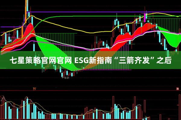 七星策略官网官网 ESG新指南“三箭齐发”之后
